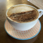 Cappuccino at the Backyard Cafe in Kingswinford, West Midlands