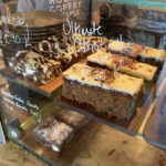 Cake selection at Holme Coffee House in Holmfirth