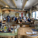 Inside the Ring Feeder Cafe in Devon