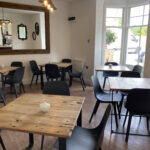 Inside Gil's cafe in Wolverley, Kidderminster 