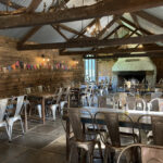Inside the Cattle Shed cafe in Kington, Herefordshire