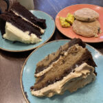 Our cake choices from T.H. Roberts in Dolgellau