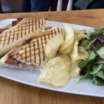 Bacon, brie & cranberry panini at Pantri in Llanberis