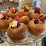 Homemade doughnuts at Rise & Flour in Milton-under-Wychwood