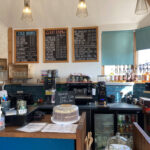 Inside Maisie's Courtyard Cafe in Tewkesbury
