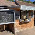 Hiller's takeaway hut at their farm shop and cafe
