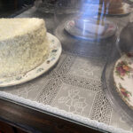 Cake selection at The Blitz Tearoom in Weston-super-Mare
