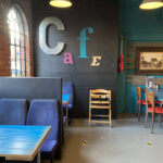 Inside Bank Cafe in Astwood Bank, Worcestershire