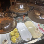 Cake selection at the Old School Cafe in Evesham, Worcestershire