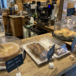 Cake selection at Cotswold Farm Park cafe