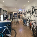 Inside the Super 7 Bikes shop in Cheltenham