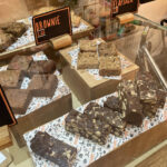 Brownie, flapjack and cake selection at Wayland's Yard in Worcester