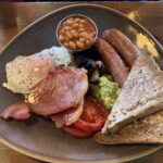 Full English breakfast at JJ's Cafe in Hollywood