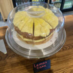 Lemon cake at the View cafe in Wootton Wawen