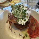 Smashed brown Benedict at Waylands Yard in Worcester