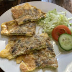 Omelette at The Kabin Cafe in Kinet