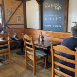 Inside The Kabin Cafe in Kinet