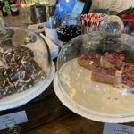 Tray bake selection at No 505 Cafe Bar in Redditch