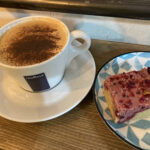 Cappuccino & ruby dainty tray-bake at No 505 Cafe Bar in Redditch