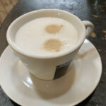 Cappuccino at The Den Cafe Bar in Stanford Bridge