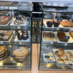 Cake selection at the Bluebird Cafe in Coniston