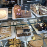 Cake selection at the Bluebird Cafe in Coniston