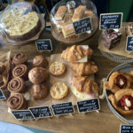 Cake and pastry selection at Malverns Coffee Culture, coffee house