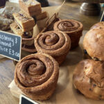 Cinnamon buns at Malverns Coffee Culture, coffee house