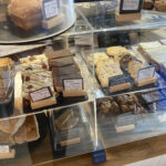 Cake selection at the Blue Bean Coffee Shop