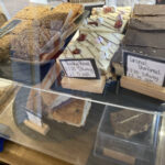 Traybake selection at the Blue Bean Coffee Shop