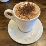 Cappuccino at the Blue Bean Coffee Shop