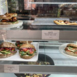 Sandwich, roll and savoury selection at JNCTN cafe in Worcester