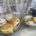 Cream cakes at the Farmers Den cafe in Cookley, Kidderminster