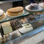 Cake selection at Darts Farm cafe