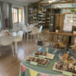 Inside the community run cafe in Crowle