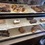Cake selection at Little Green Refills in Abergavenny