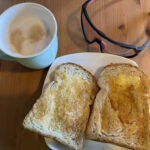 Toast & cappuccino at the community run cafe in Crowle