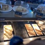 Pasties & cake selection at Croome National Trust Cafe near Pershore
