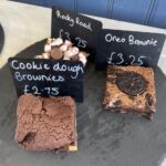 Brownies at the Makers Kitchen cafe in Alcester, Warwickshire