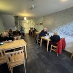 Inside the Cottage Cafe in Ludlow