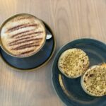 Cappuccino & crumpets at Cotswold Bakes & Cakes in Bishops Cleeve