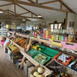 Food selection at Hampton Farm Shop near Evesham