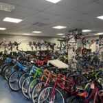 Inside the adjoining Partridge Cycles shop