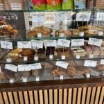 The cake, pastry & cruffin selection at Lynwood & Co cafe in Moreton-in-Marsh