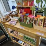 Snack selection at Curlew Espresso coffee shop in Bromsgrove
