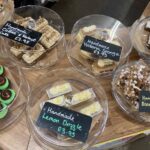 Cake selection at Ellenden farm shop cafe