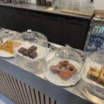 Cake selection at the Faun cafe in the Morgan Experience Centre