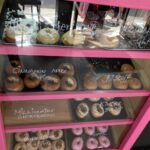 Donut selection at Dirty D's donut shop in Malvern