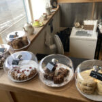 Cake selection at the Village Kitchen in Whaley Bridge