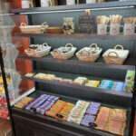 Snack selection at Chain & Sprocket cafe